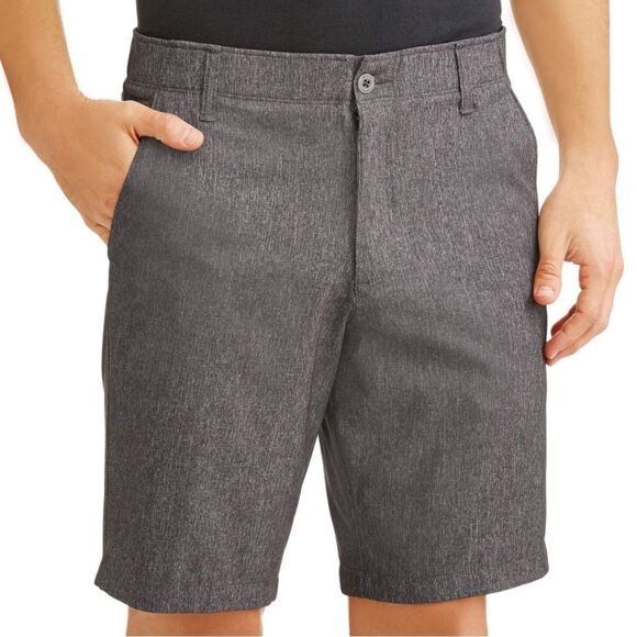 Swiss tech gray elastic waist golf style shorts 38 - Picture 1 of 16